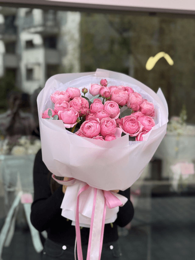 roses silva pink